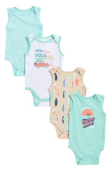 KOALA BABY 4-Pack Sleeveless Bodysuits