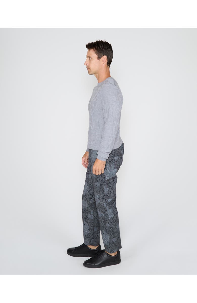 Lords of Harlech Cole Fully Fashioned Merino Wool Crewneck Sweater, Alternate, color, Flannel