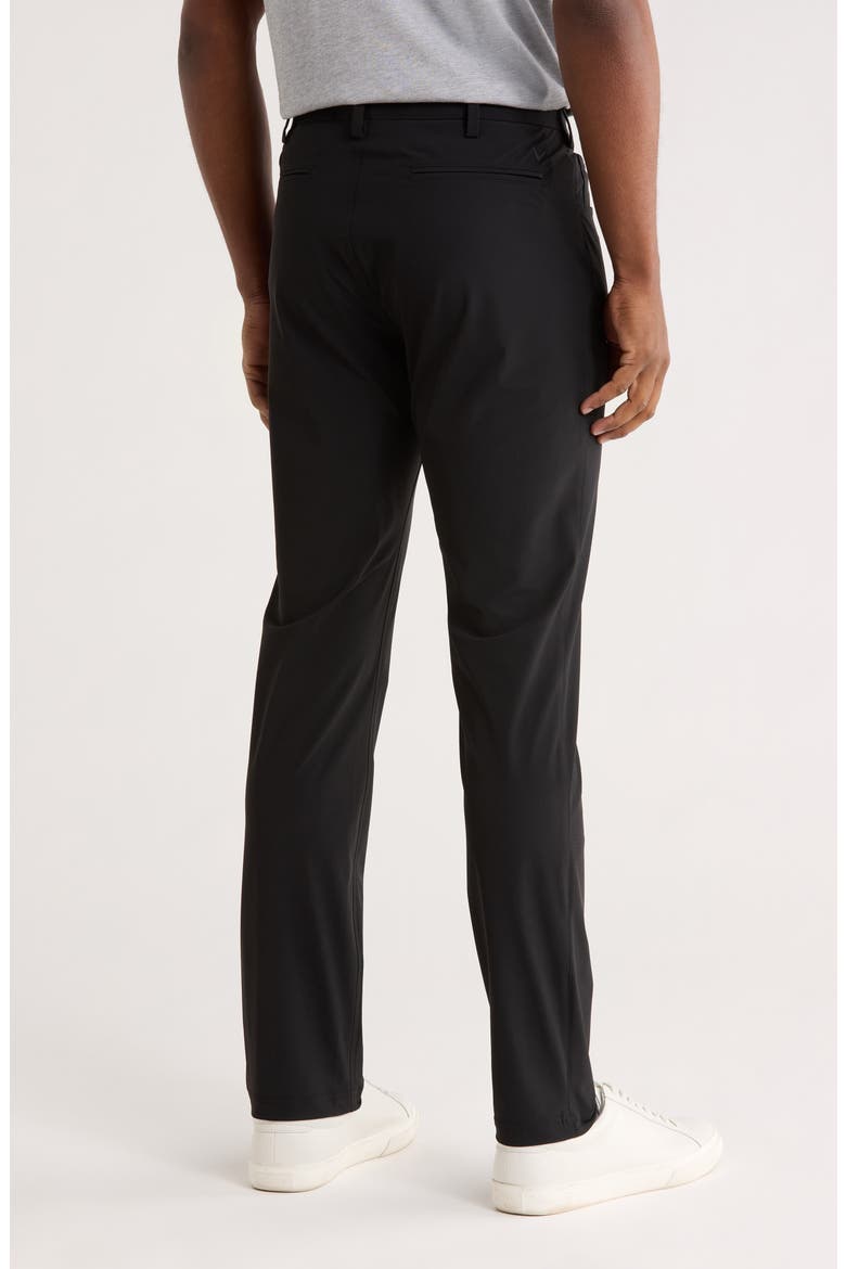 Straight Leg Pull-On Pants, Alternate, color, CAVIAR