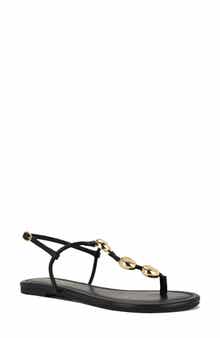 Nine West <p>Bello Slingback Thong Sandal (Women)</p>