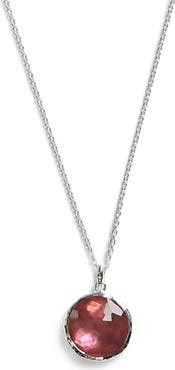 Ippolita Sterling Silver Wonderland Small Round Denim Pendant Necklace