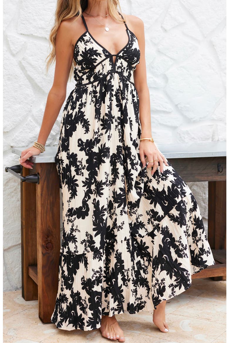 Athena Maxi Dress, Alternate, color, Athena Print