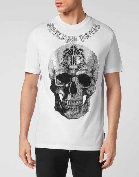 T-Shirt Round Neck Ss Gothic Banner Men