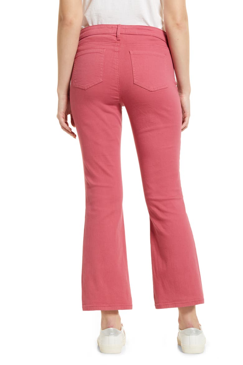 Fiona Court Slim Ankle Flare Jeans, Alternate, color, SLATE ROSE