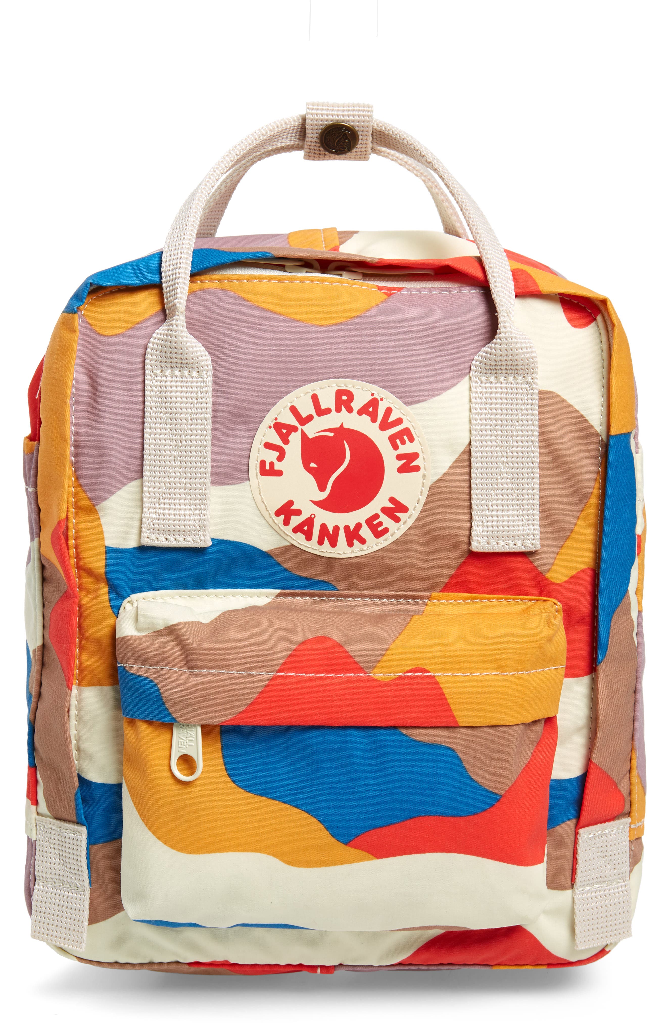 Kånken Art Water Resistant Mini Backpack, Main, color, SPRING LANDSCAPE