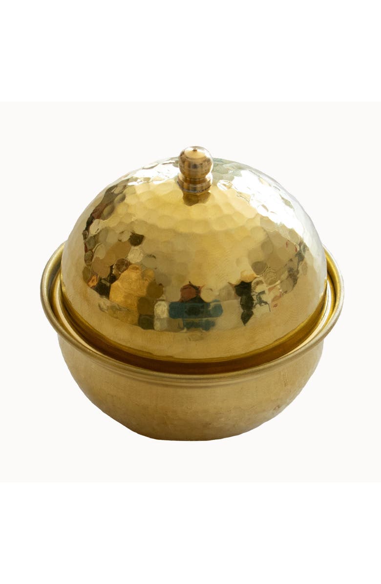 Apartment F Handcrafted Brass Trinket Dish, Main, color, 