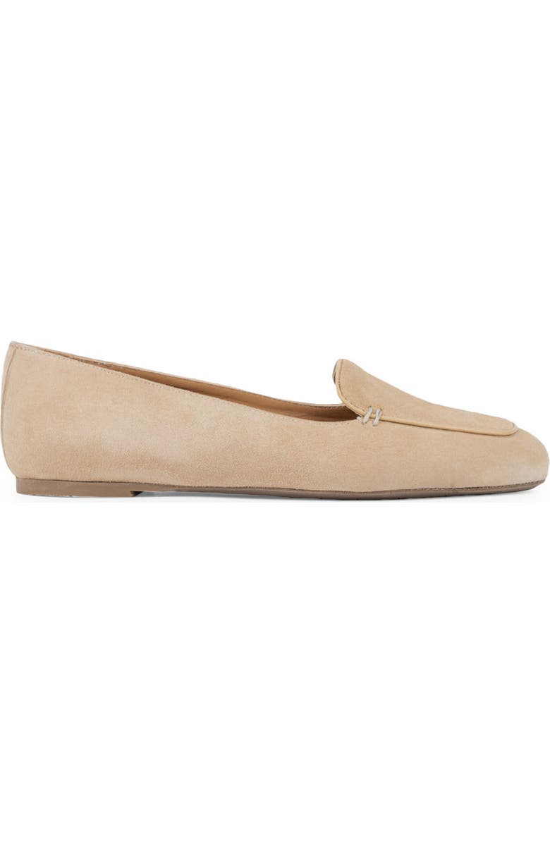 Aquatalia Judie Luxe Flat, Alternate, color, Almond