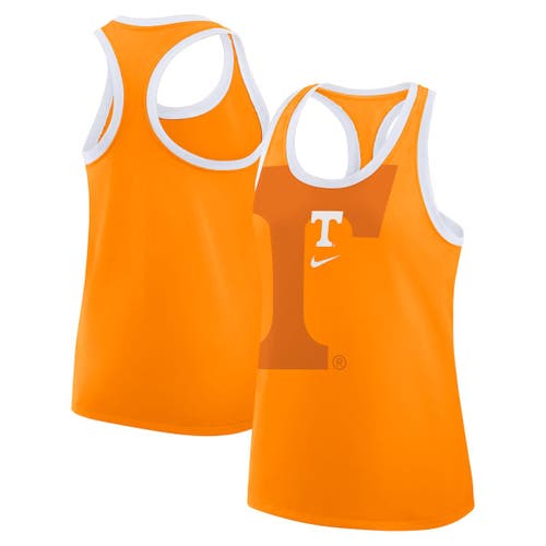 Nike Tennessee Orange Tennessee Volunteers Primetime Tri-blend Racerback Tank Top In Orange