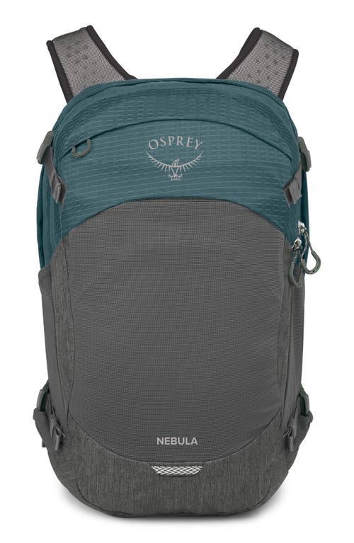 Shop Osprey Nebula 32-liter Backpack In Cascade Blue/coal Grey Heather