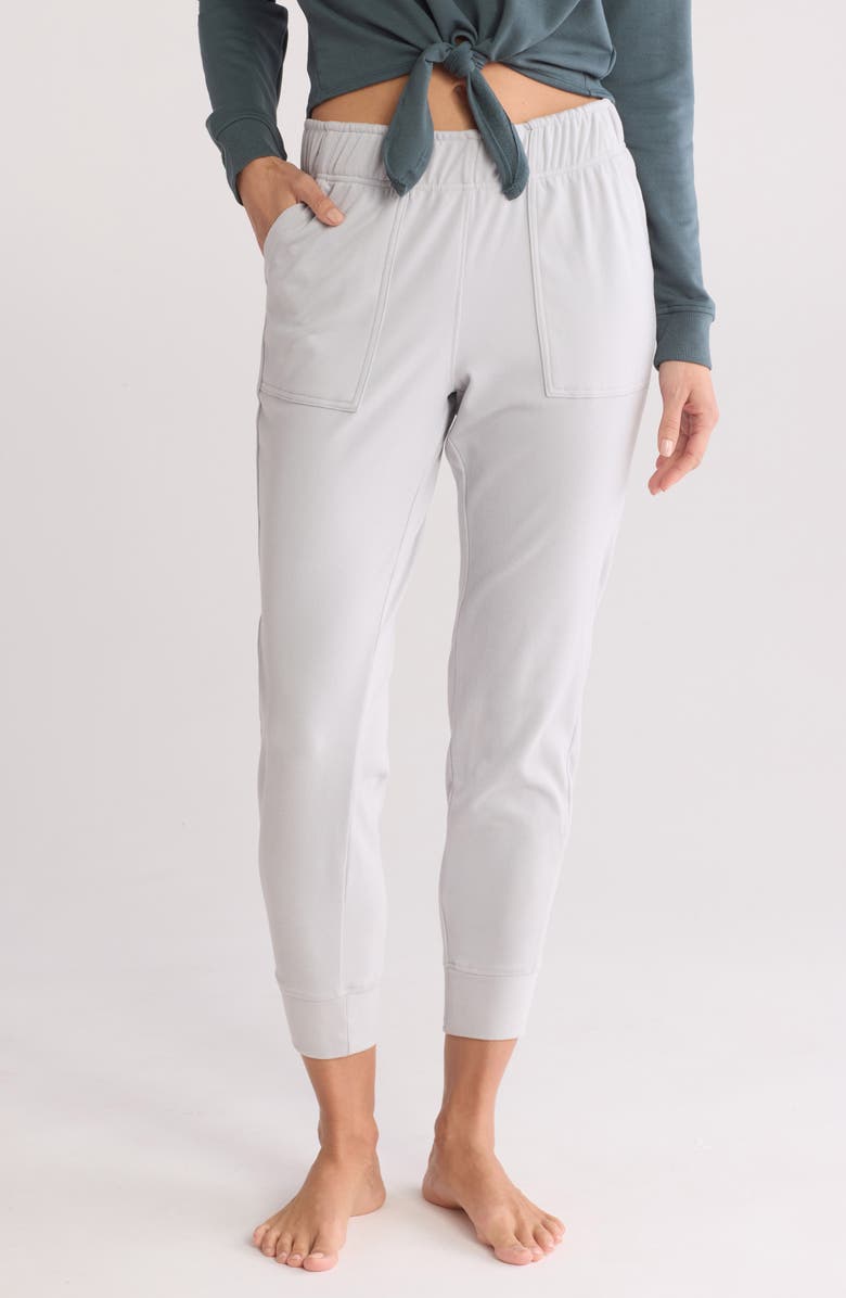 YOGALICIOUS Mary Fleece Slim Fit Joggers, Main, color, 