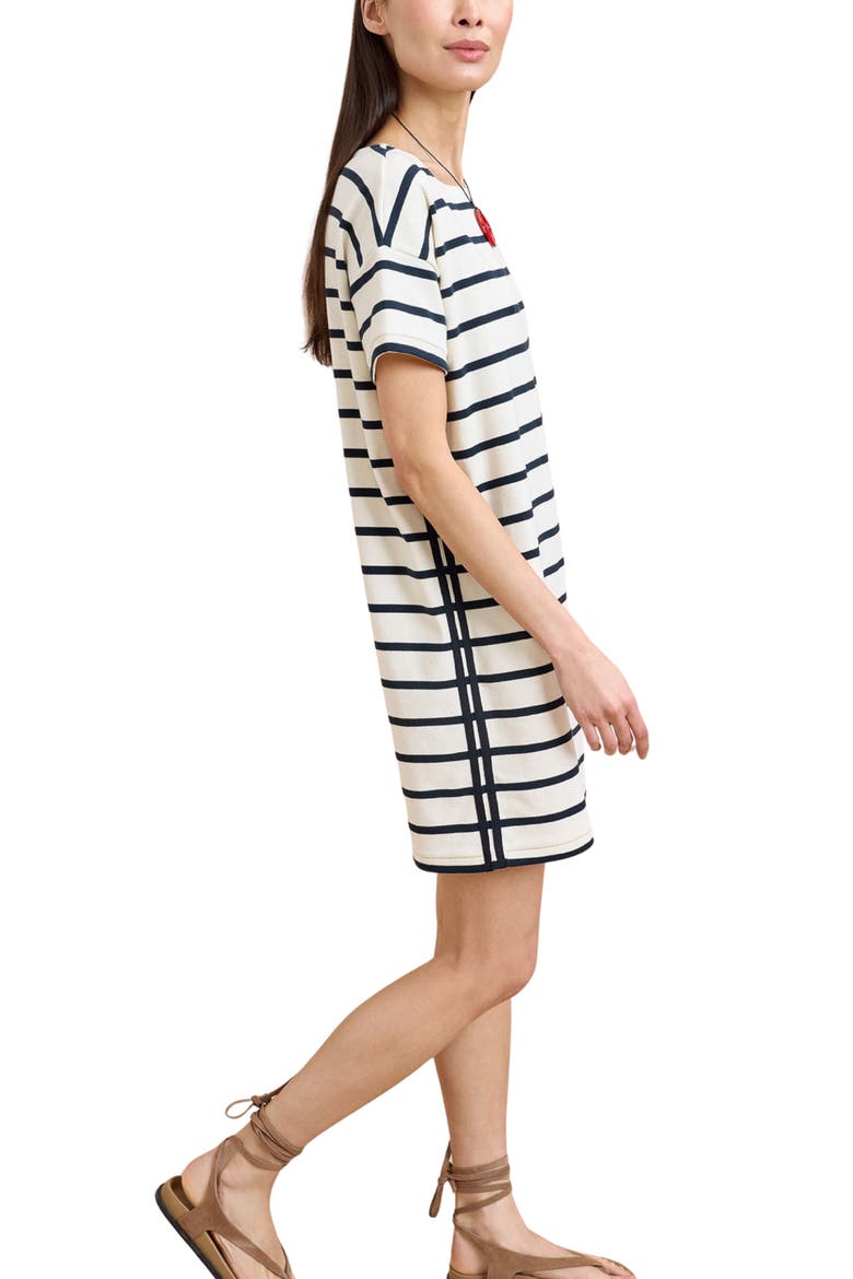 Breton Dress, Alternate, color, Ecru/Navy