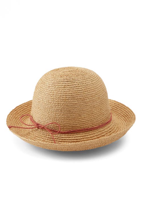 Helen Kaminski Prima 8 Straw Sun Hat In Natural/pomelo