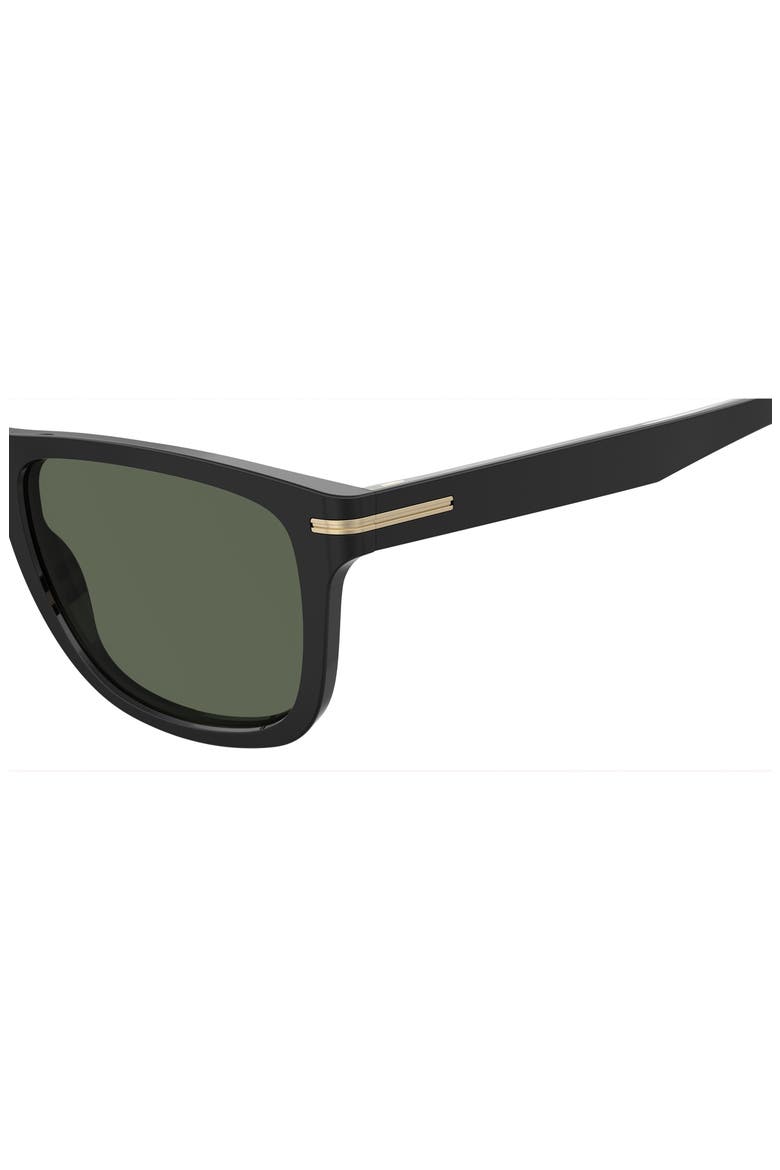 55mm Square Sunglasses, Alternate, color, BLACK