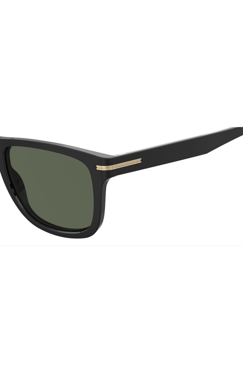 BOSS 55mm Square Sunglasses, Alternate, color, Black