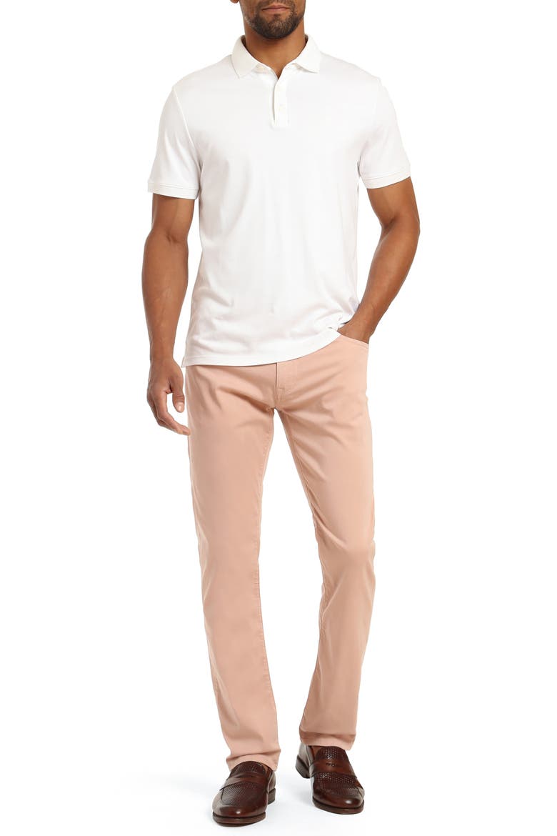 Courage Straight Leg Twill Pants, Alternate, color, ROSE TWILL