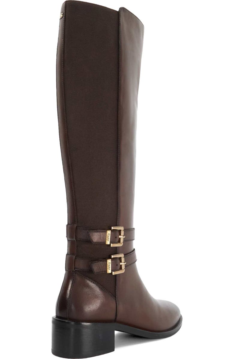 Dune London Tatter Knee High Boot, Alternate, color, Brown