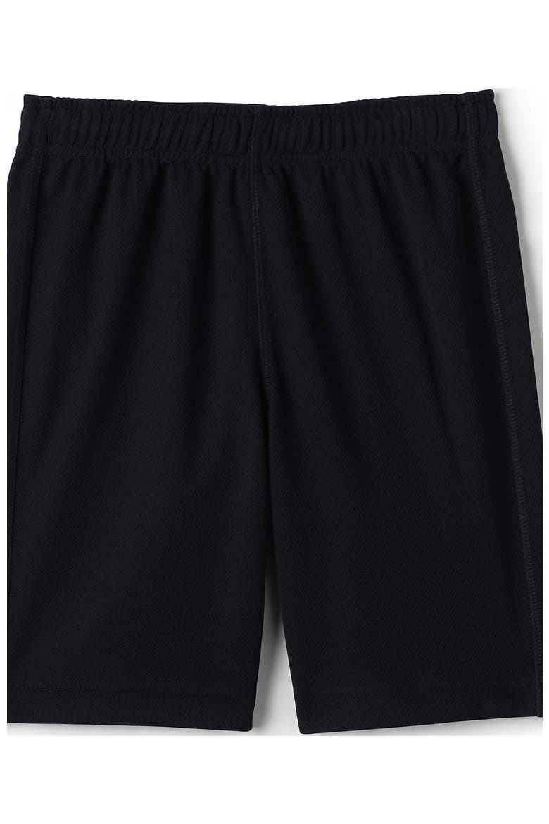 School Uniform Boys Mesh Gym Shorts, Alternate, color, Black