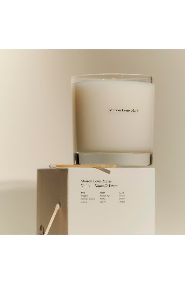 Maison Louie Marie No.13 Nouvelle Vague Candle, Alternate, color, NO COLOR