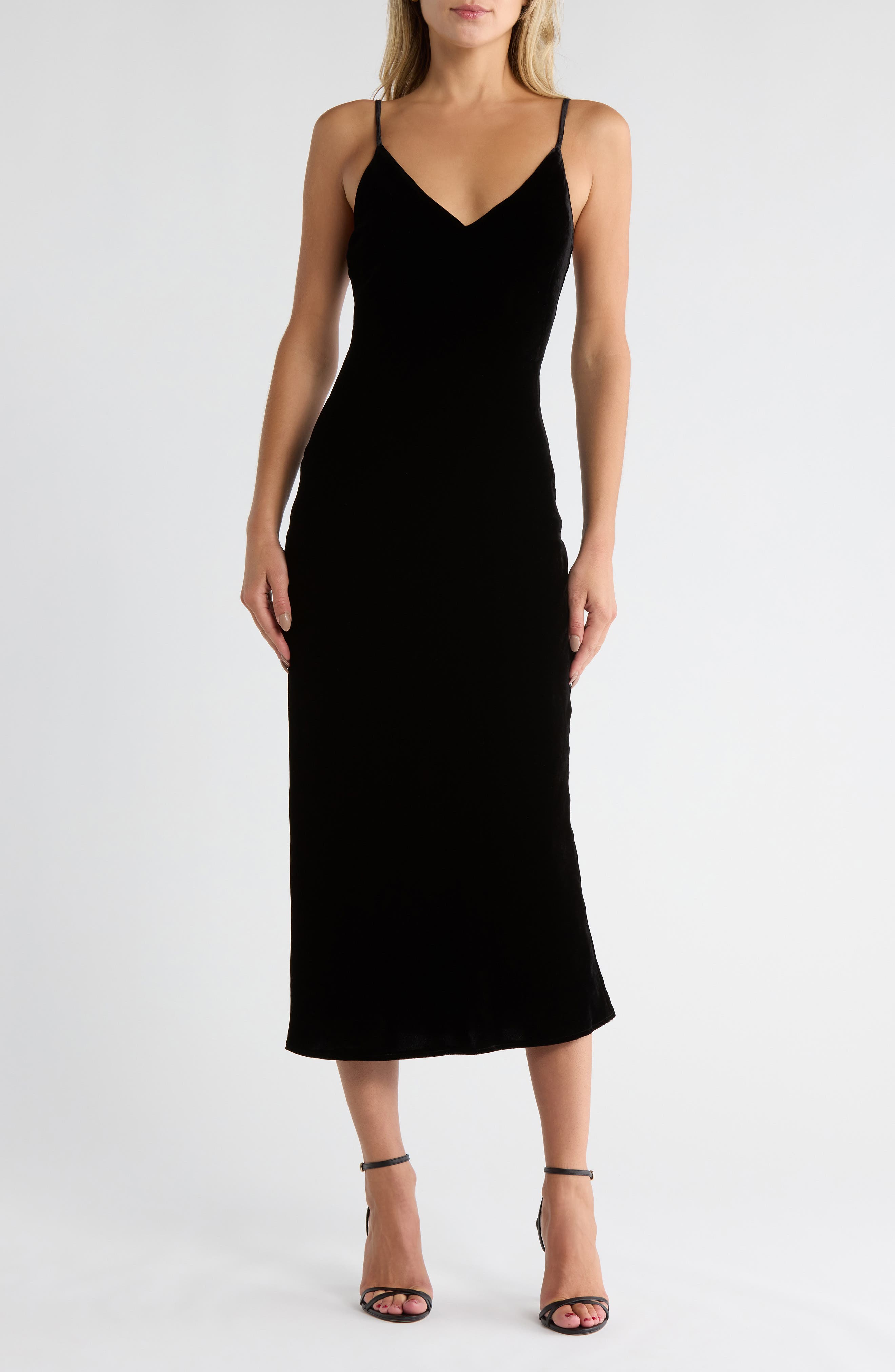 L'AGENCE Seridie Mid Length Slip Dress