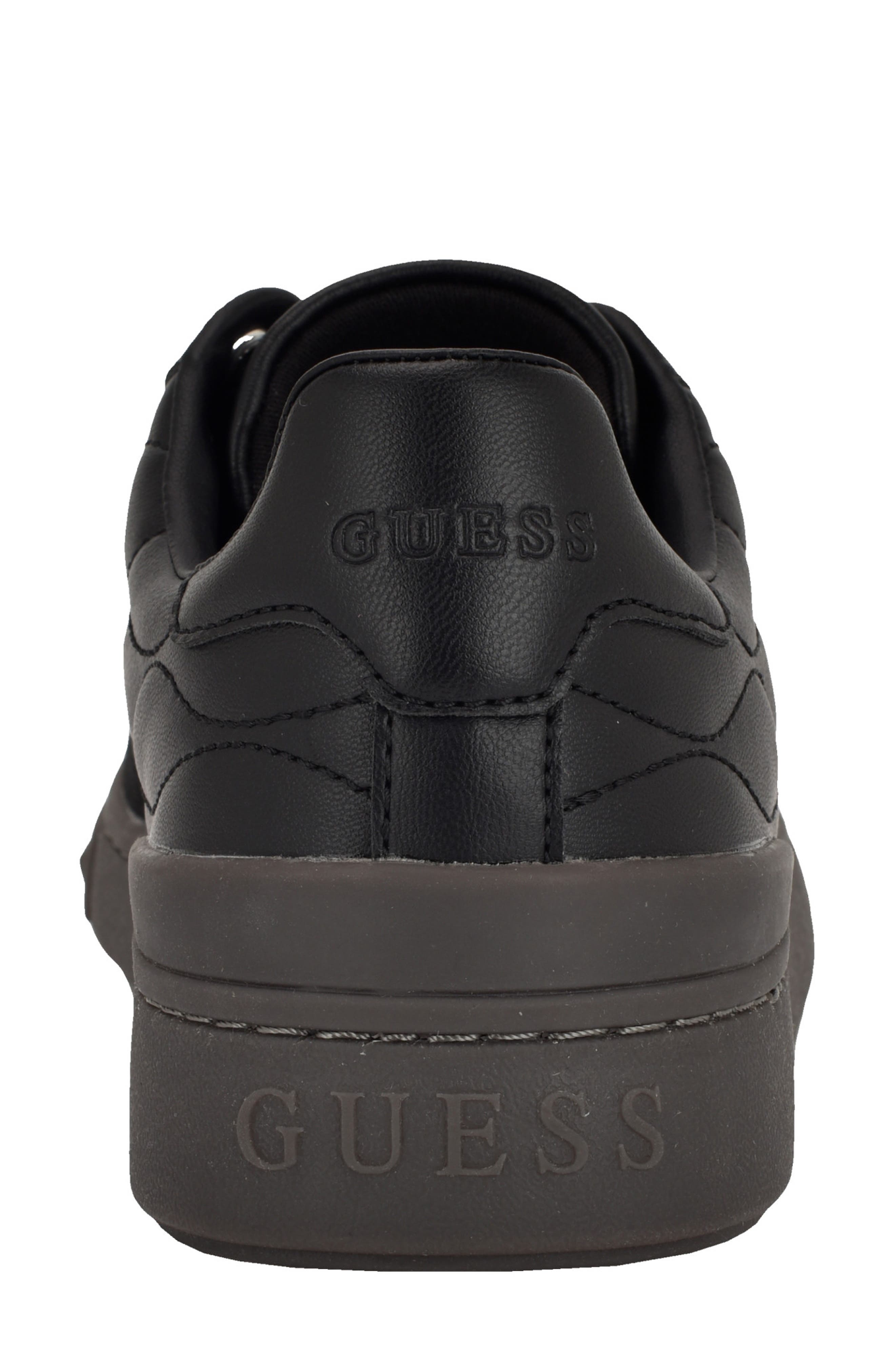 GUESS Iquilt Sneaker, Alternate, color, Black