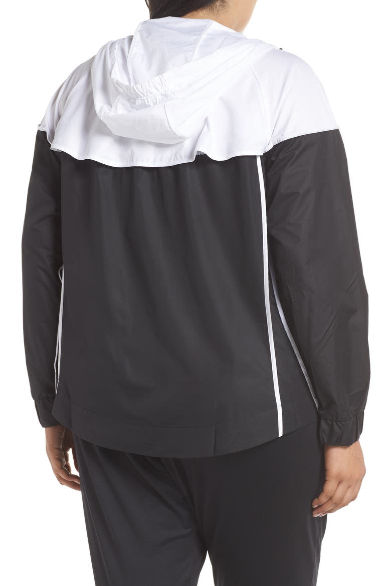 Sportswear Windrunner Jacket, Alternate, color, BLACK/ WHITE/ BLACK