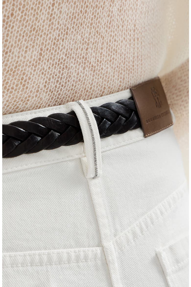 Wide trousers, Alternate, color, White