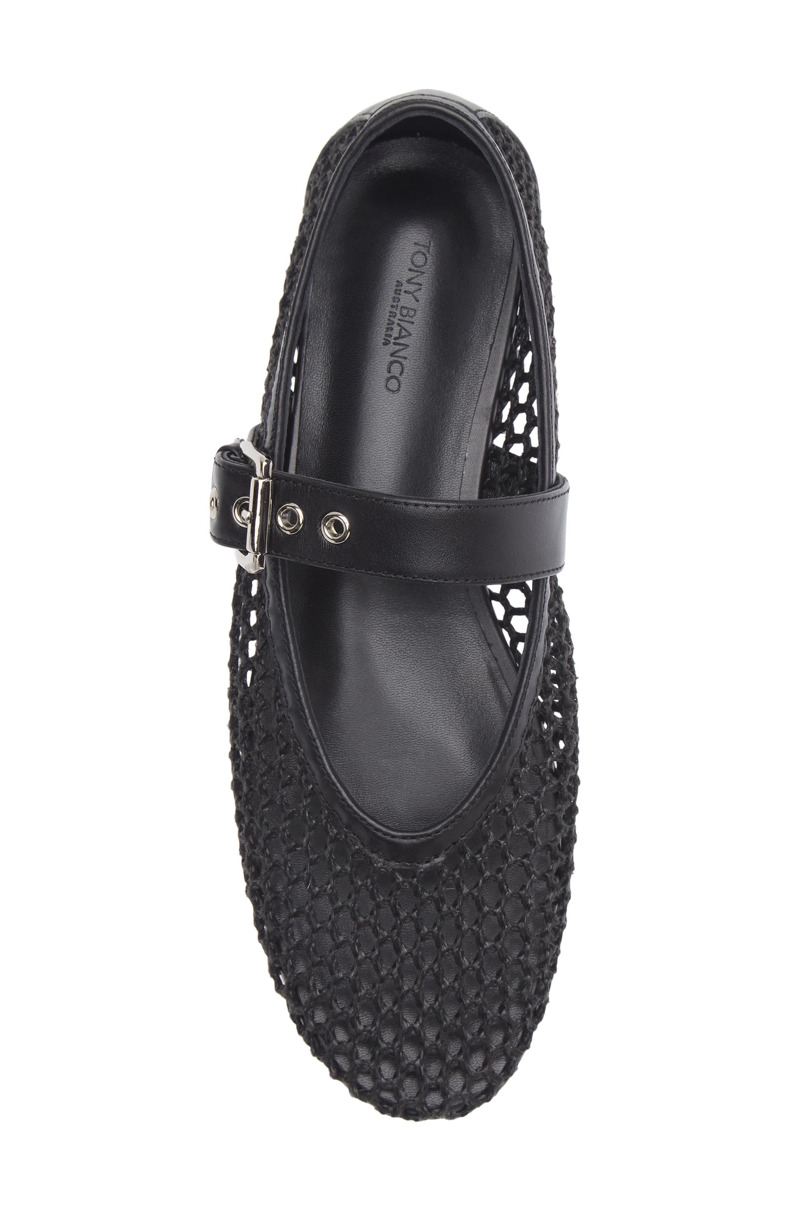 Carla Mary Jane Flat, Alternate, color, BLACK BRAID
