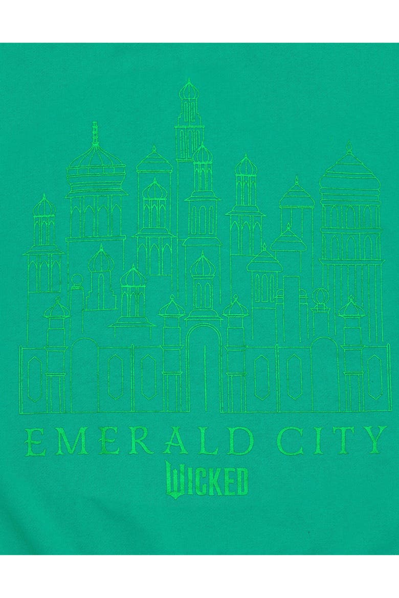 Fleece Crewneck Pullover, Alternate, color, Emerald Green