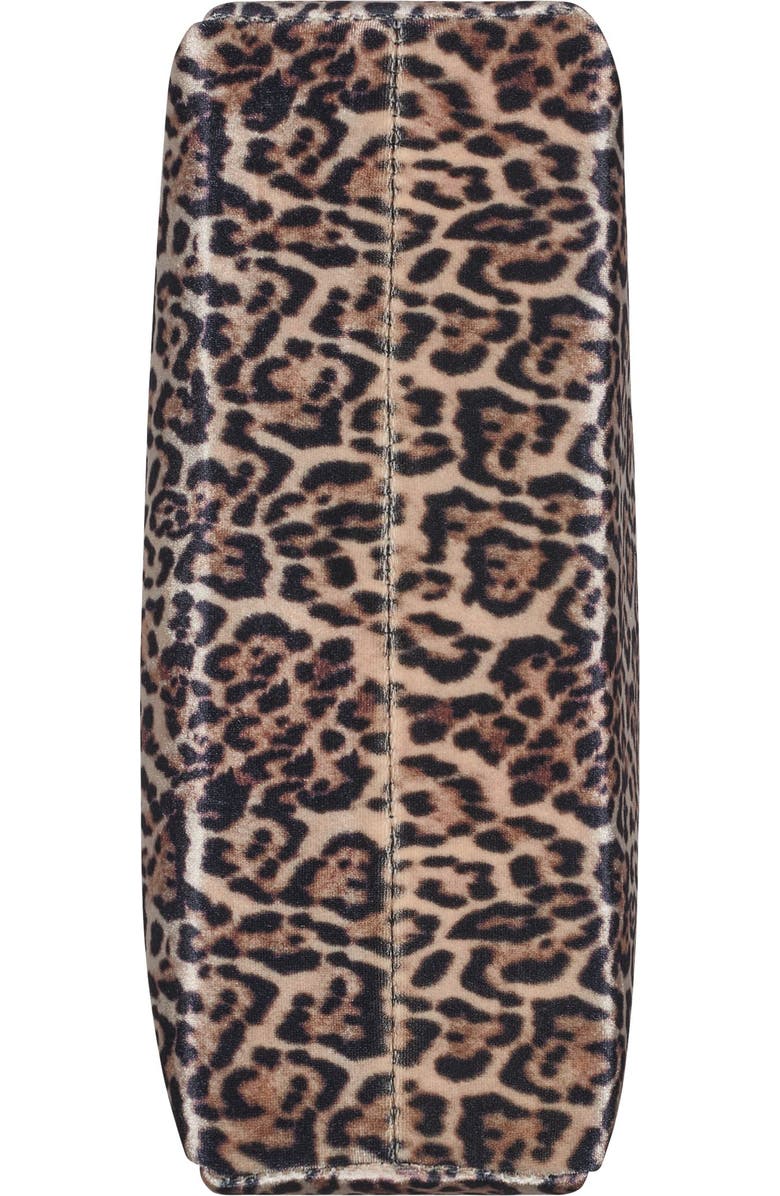 DKNY Remy Leopard Top-Zip Shoulder Bag, Alternate, color,