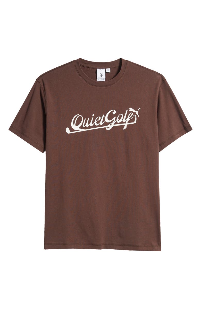 Quiet Golf x PUMA Script Cotton Graphic T-Shirt, Alternate, color,