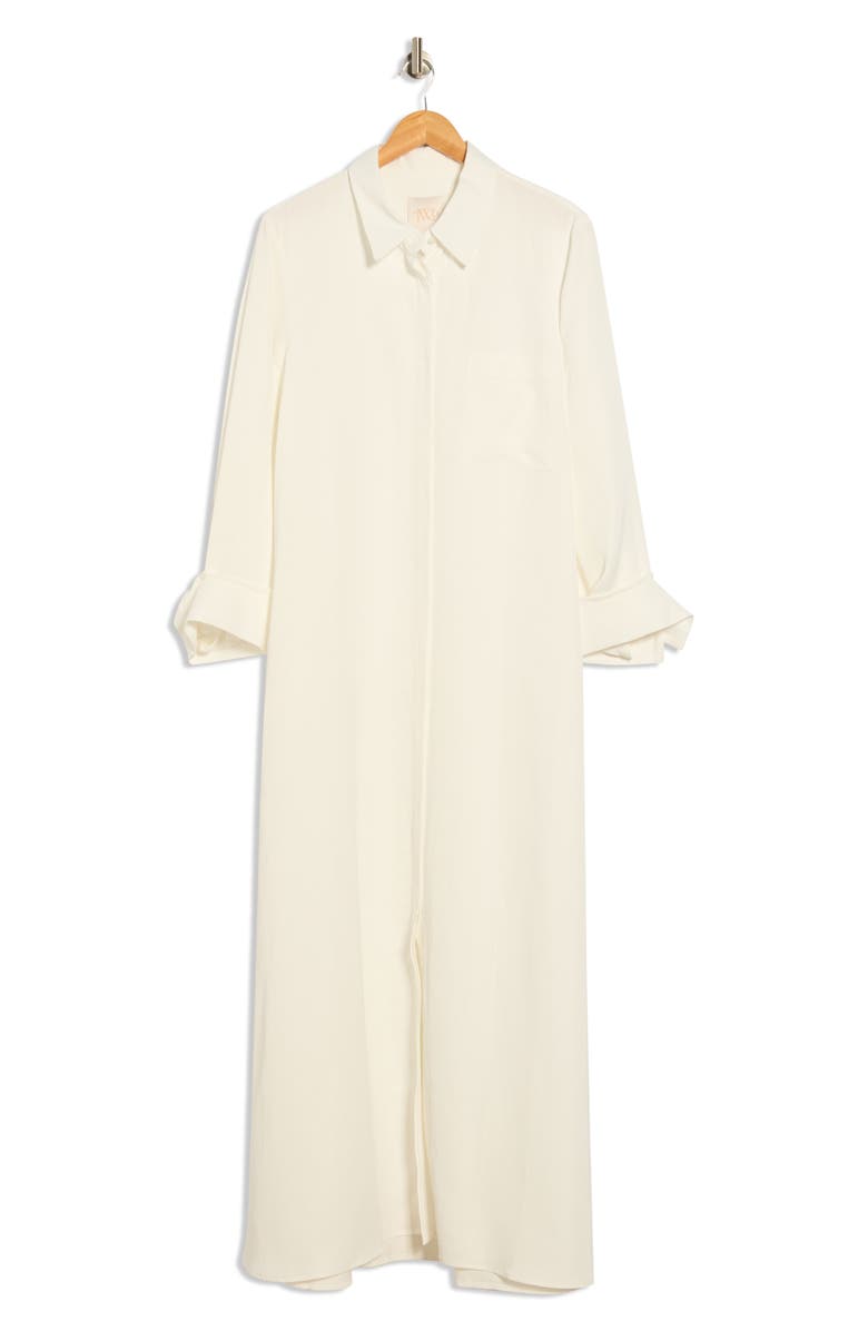 TWP Jennys Gown Shirtdress, Main, color, White
