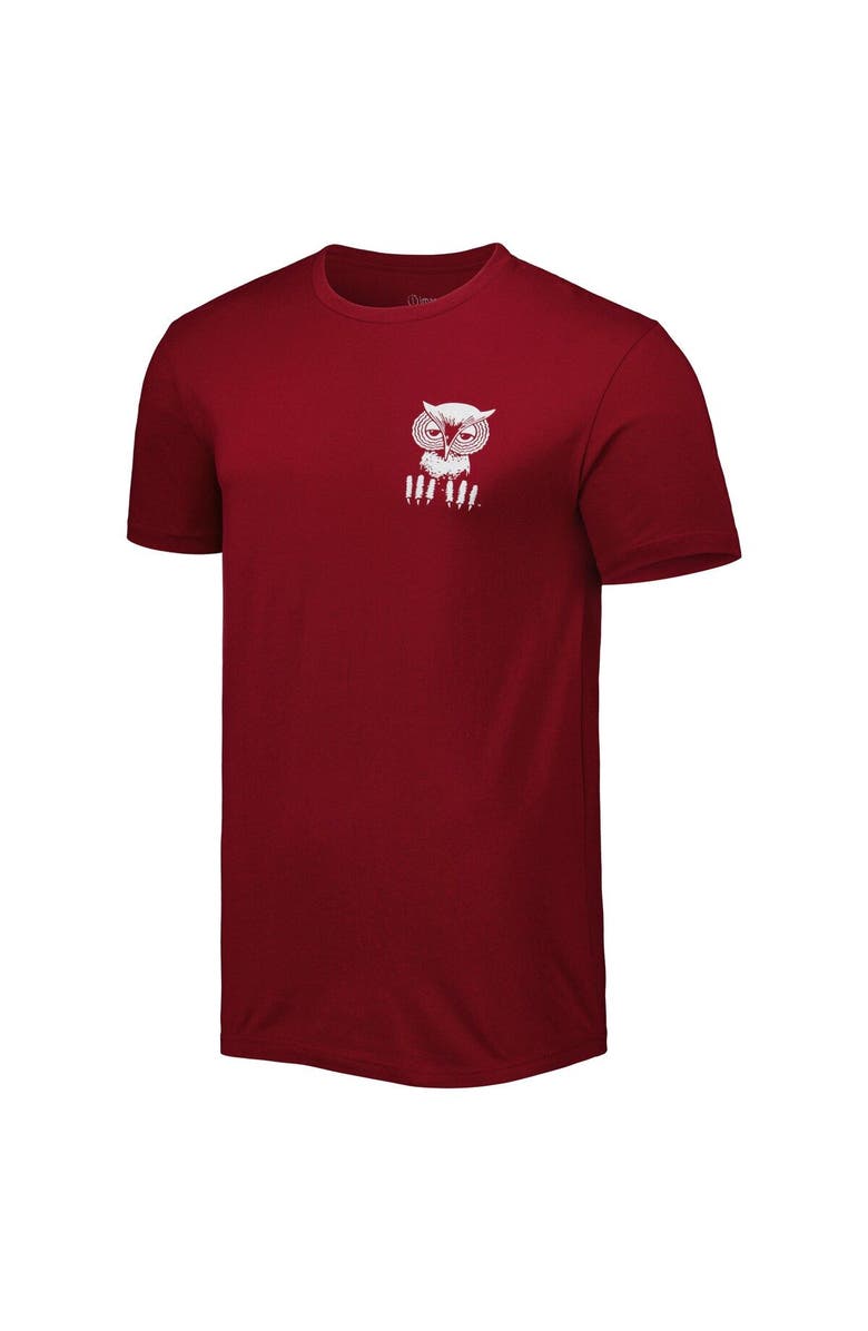 IMAGE ONE Men's Cherry Temple Owls Mascot Scenery Premium T-Shirt, Alternate, color, 