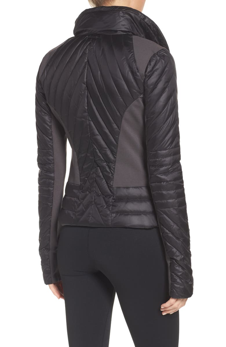 Blanc Noir Motion Panel Down Puffer Jacket, Alternate, color, 