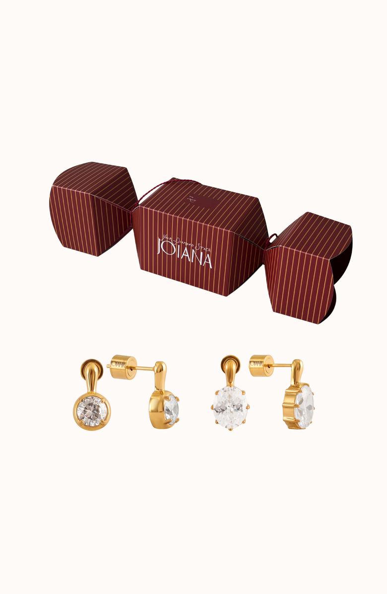 Joiana Jewelry Diamond Stack Earrings Gift Set, Main, color, 