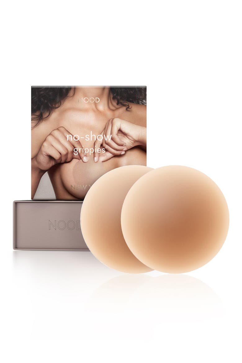 No-Show Grippies® Reusable Round Nipple Covers, Main, color, NO. 5 SOFT TAN