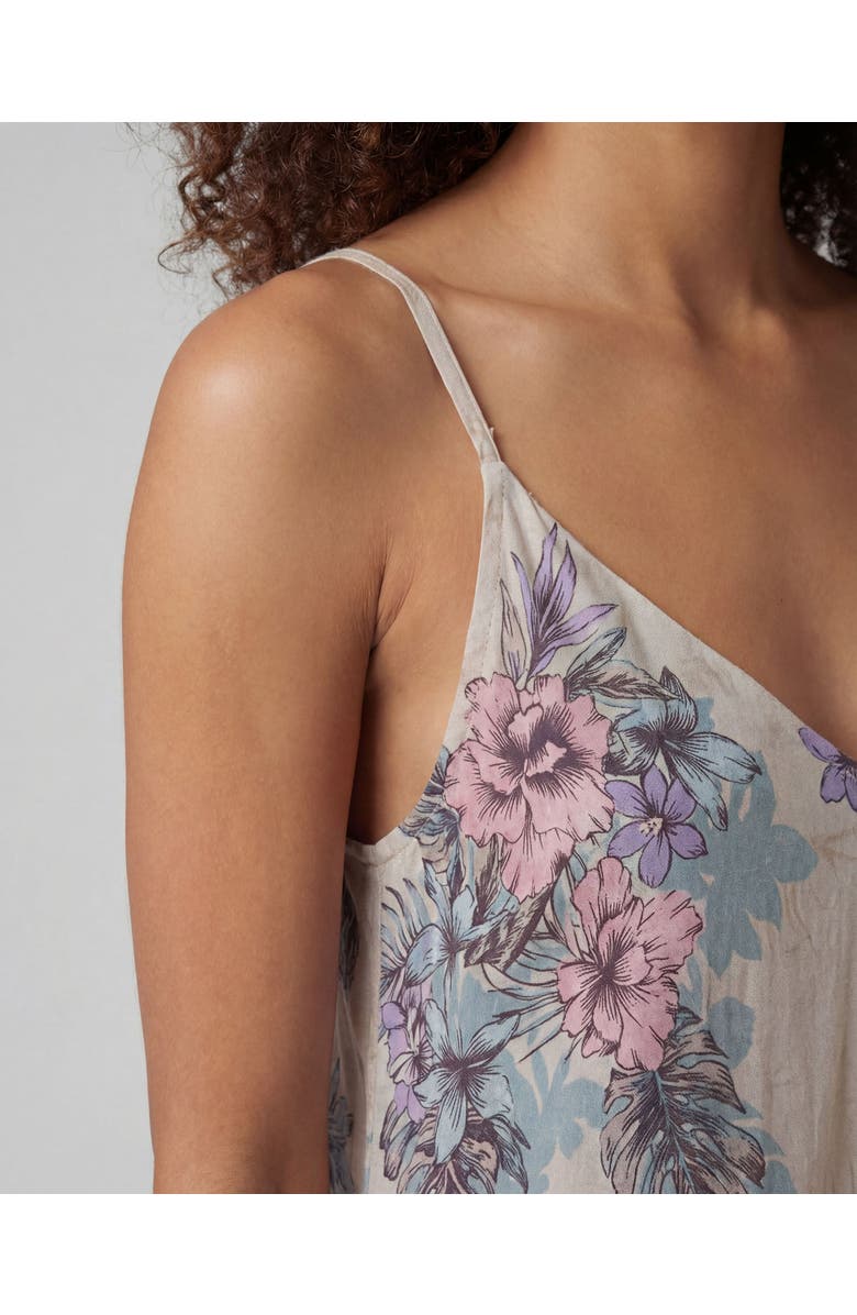 Lords of Harlech Exotic Floral Womens Linen Oversized Dress, Alternate, color, Exotic Floral Natural