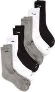 Nike Assorted 6-Pack Everyday Plush Cushion Crew Training Socks