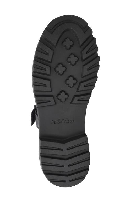 Bella Vita Makell Lug Sole Loafer In Black