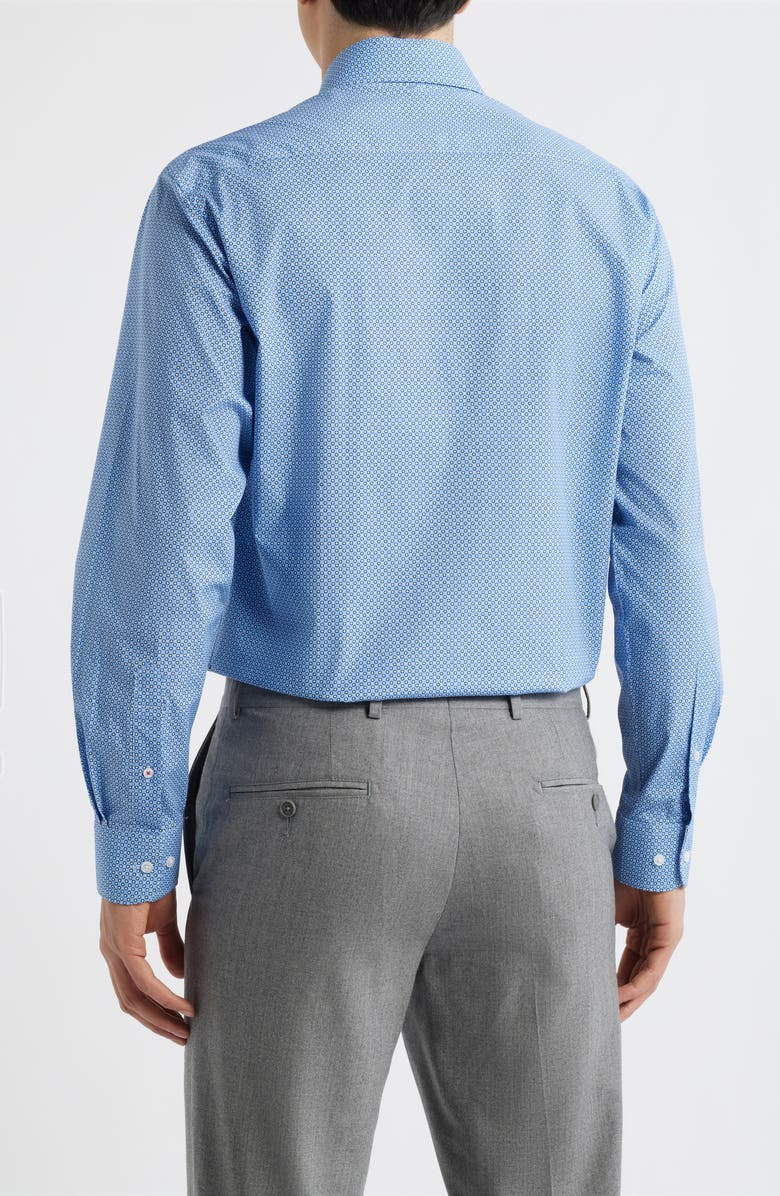 DANIEL HECHTER Trim Fit Geometric Print Cotton Dress Shirt, Alternate, color, 