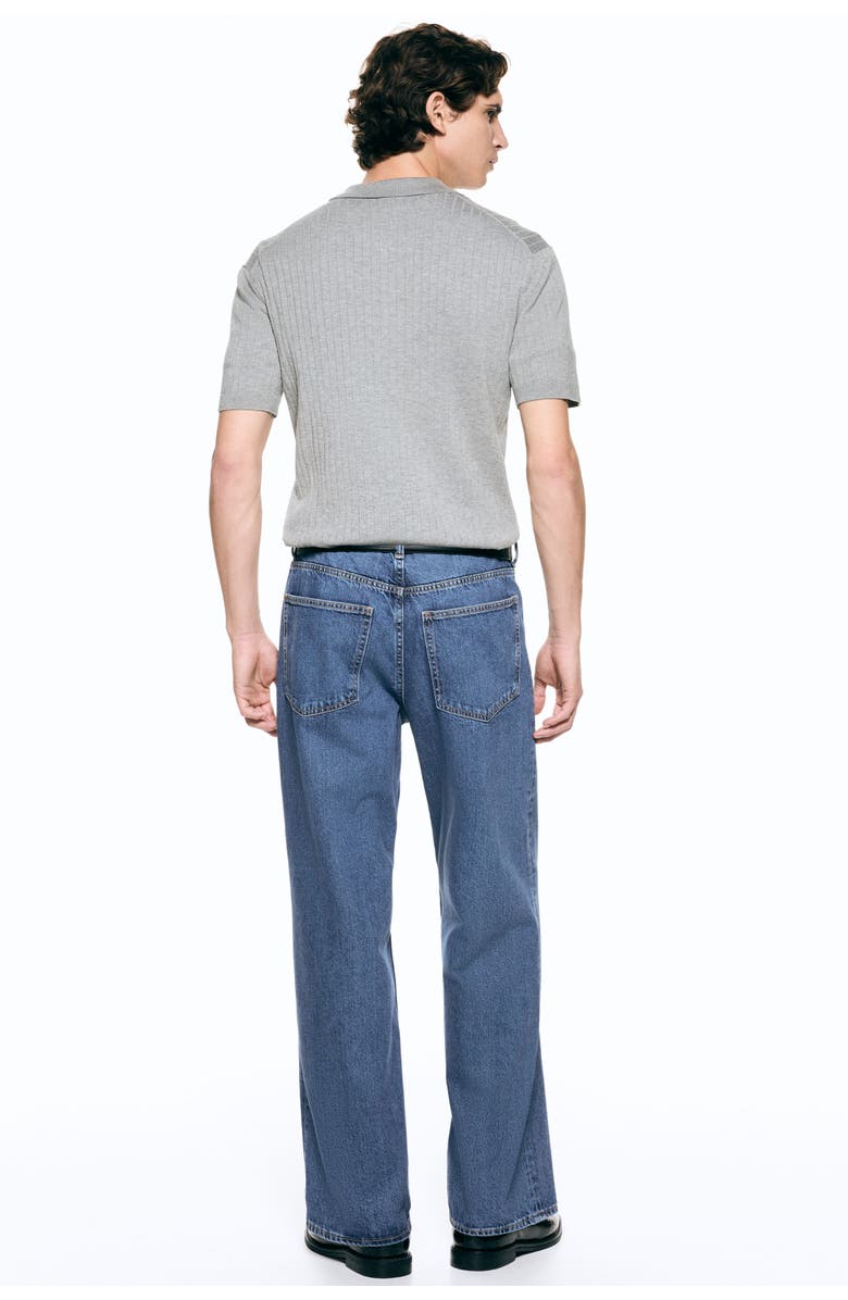 H&M Slim Fit Polo Shirt, Alternate, color, Gray