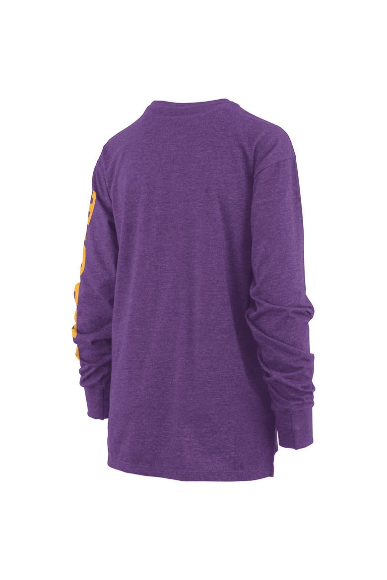 Women's Pressbox Purple LSU Tigers Two-Hit Canyon Long Sleeve T-Shirt, Alternate, color, Purple