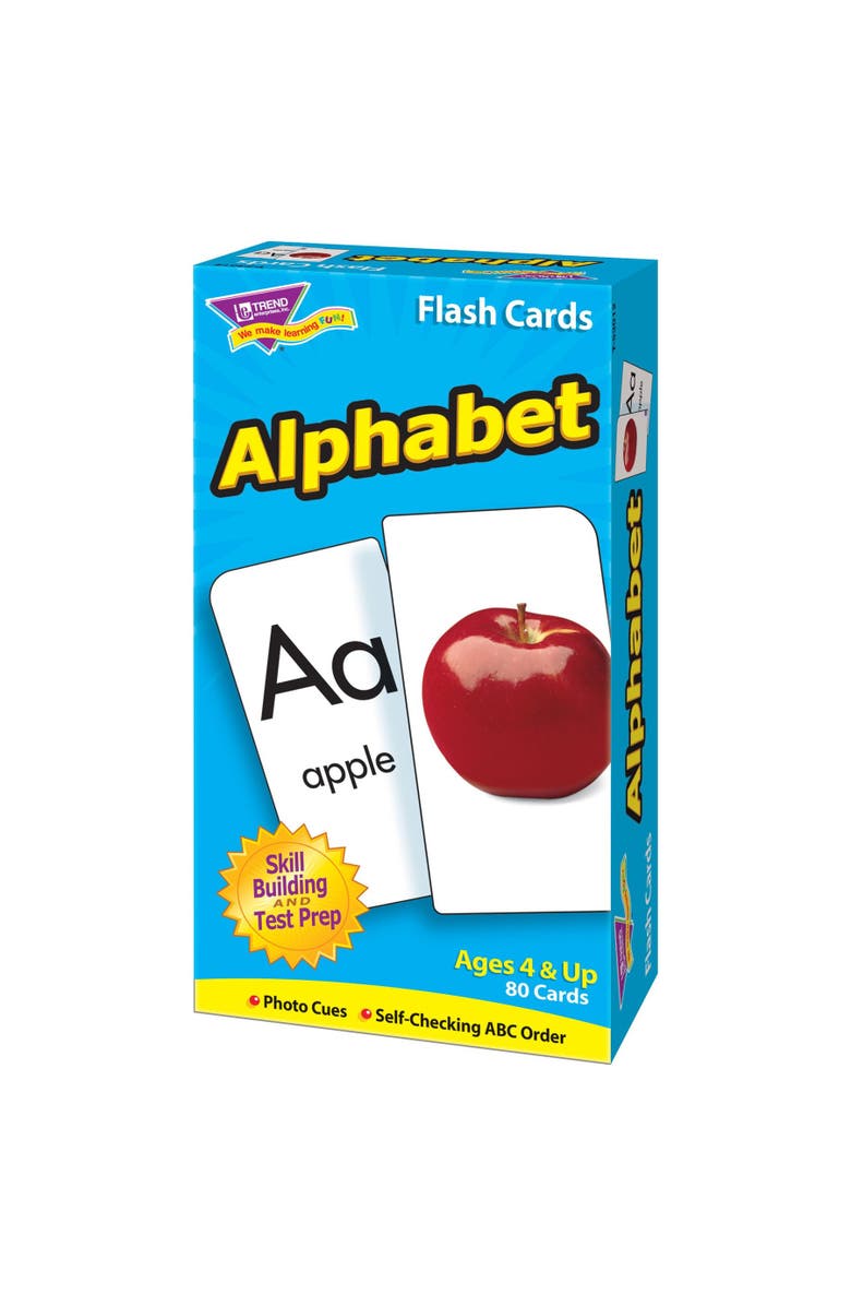 TREND Enterprises Alphabet Skill Drill Flash Cards, Alternate, color, Multicolored
