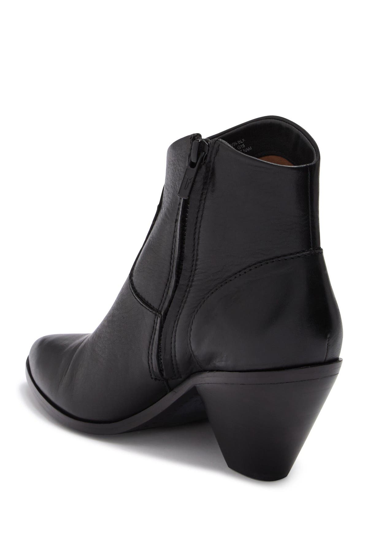 Frye Lila Western Leather Bootie, Alternate, color, 