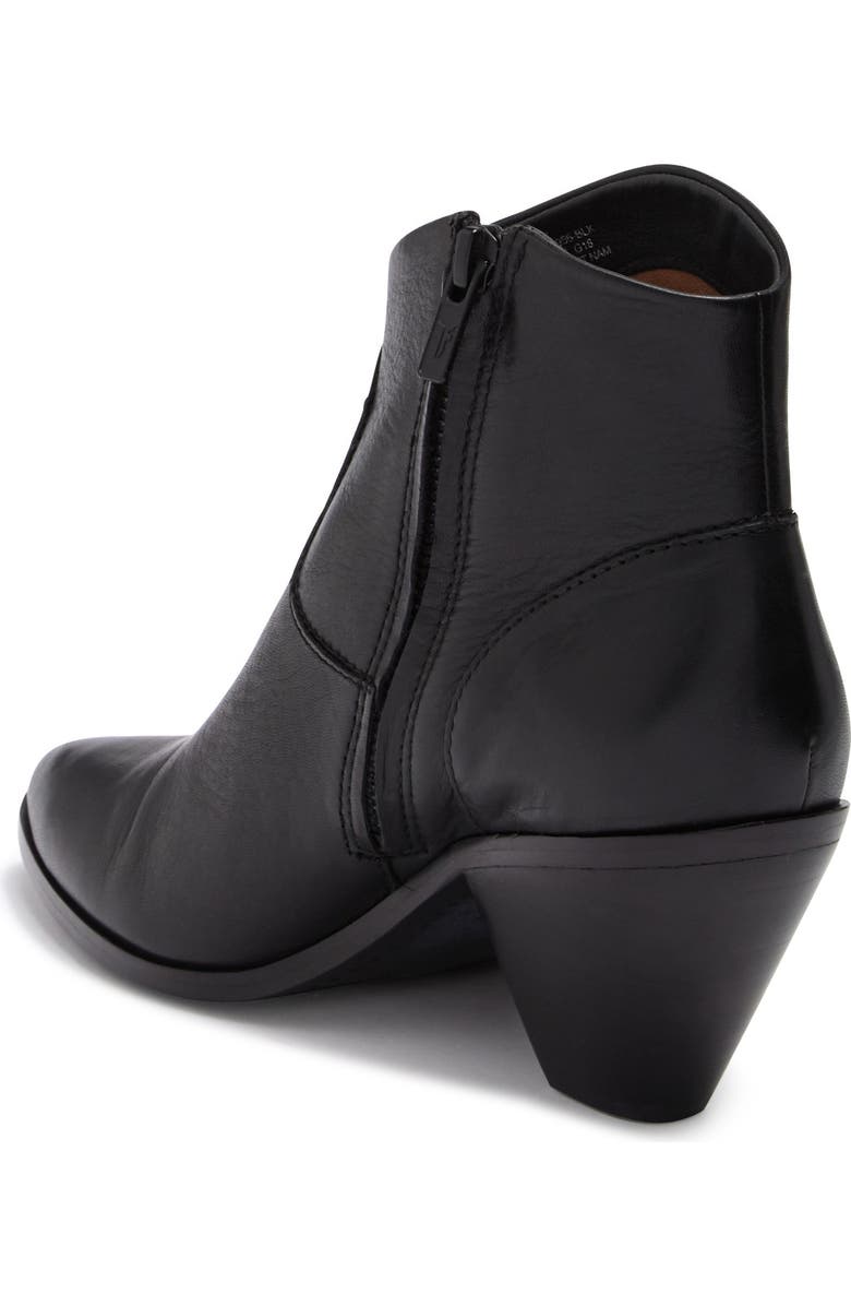 Frye Lila Western Leather Bootie, Alternate, color,