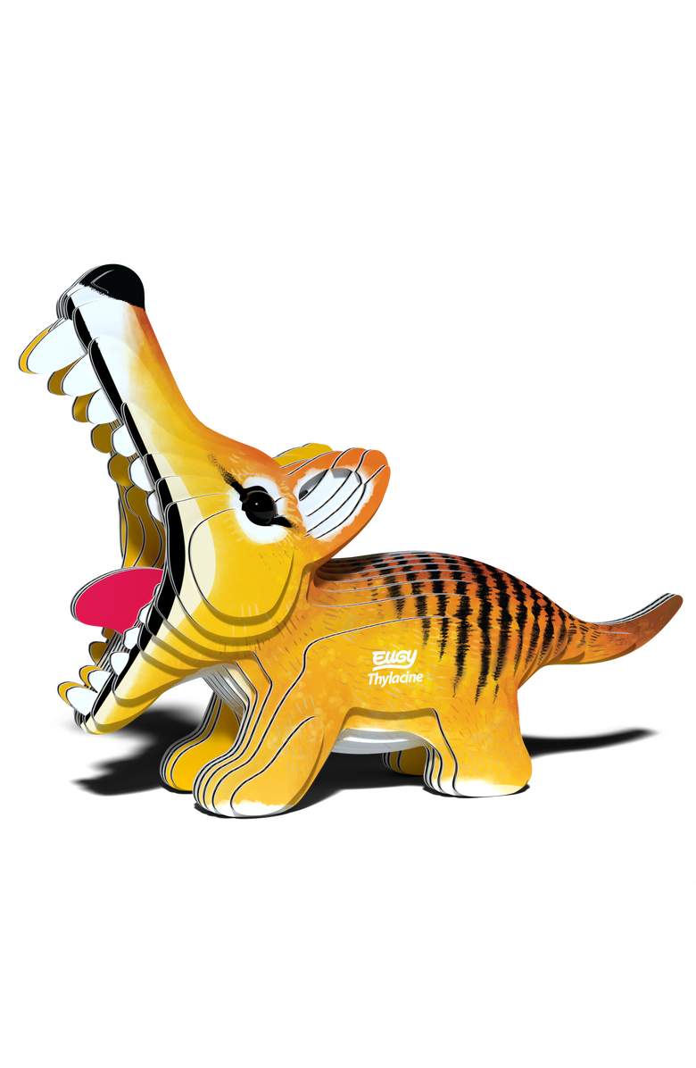 Eugy Puzzles Tasmanian Tiger 3D Puzzle, Main, color, NO COLOR