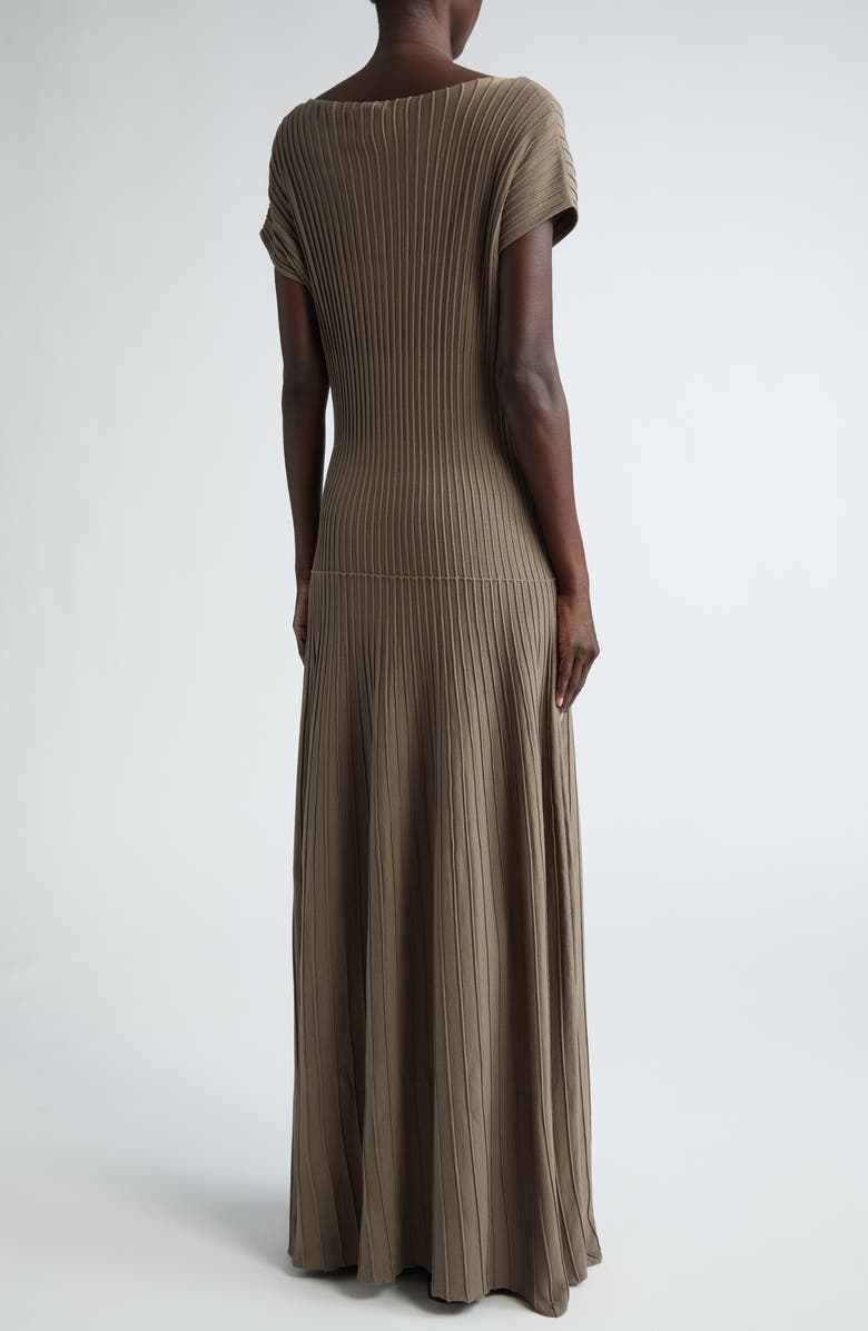 Lafayette 148 New York Ottoman Stitch Drop Waist Maxi Dress, Alternate, color, 