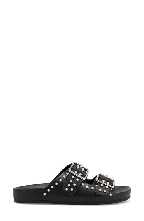 Mia Brooklyn Slide Sandal In Blackblack