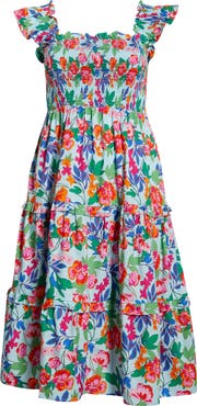 SUGARLIPS Orlena Floral Cotton Sundress