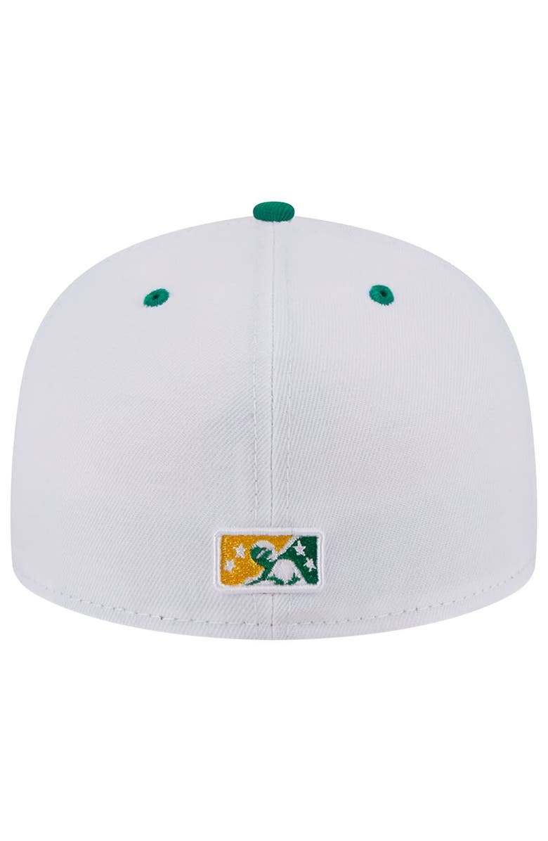 New Era Men's New Era White Omaha Storm Chasers Theme Nights Omaha Runzas 59FIFTY Fitted Hat, Alternate, color, White