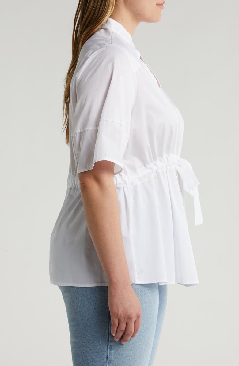 HARSHMAN Nina Tie Waist Cotton Top, Alternate, color, 